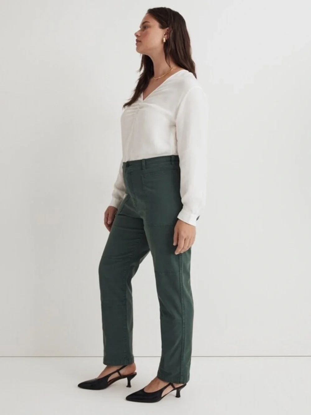 Madewell ‘90s Straight Utility Pant - Picture 3 of 6